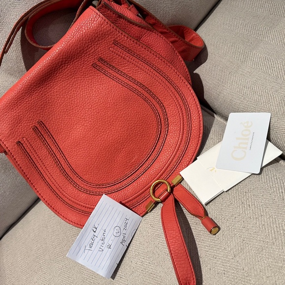 Chloe marcie medium saddle bag - Picture 1 of 16